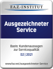 Siegel F.A.Z. Institut - Ausgezeichneter Service - 02 | 2021