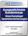 Siegel F.A.Z. Institut - Ausgezeichnete Kundentreue - 05 | 2022
